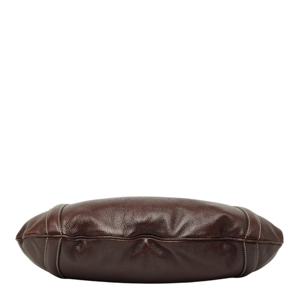 GUCCI Brown Leather Shoulder Bag - Picture 3 of 10